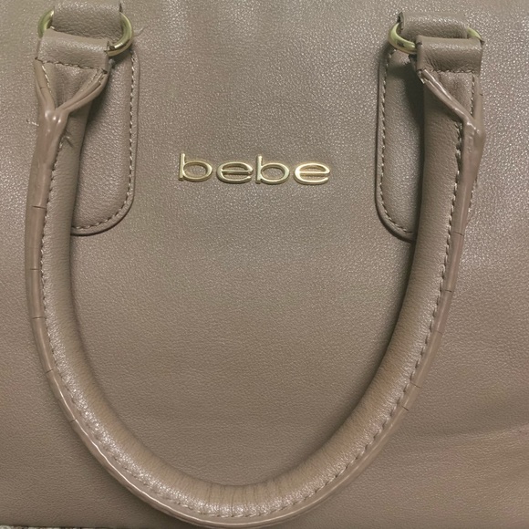 bebe Bags Bebe Womens Handbag Purse Snake Print Beige Poshmark